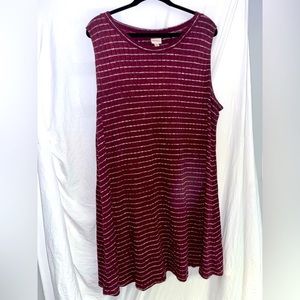 Maroon dress